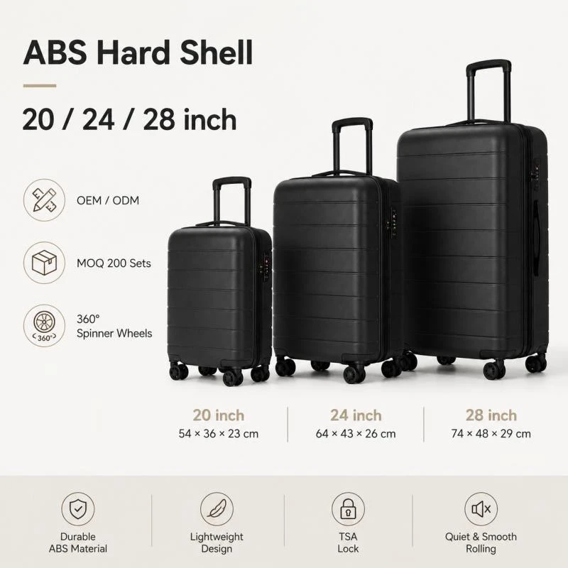 Hard Plastic Carry On Luggage high quality